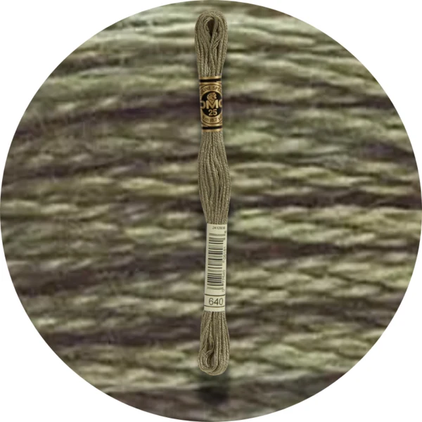 DMC Mouliné Spécial 25 Broderigarn, Ensfarvet, Neutrale nuancer